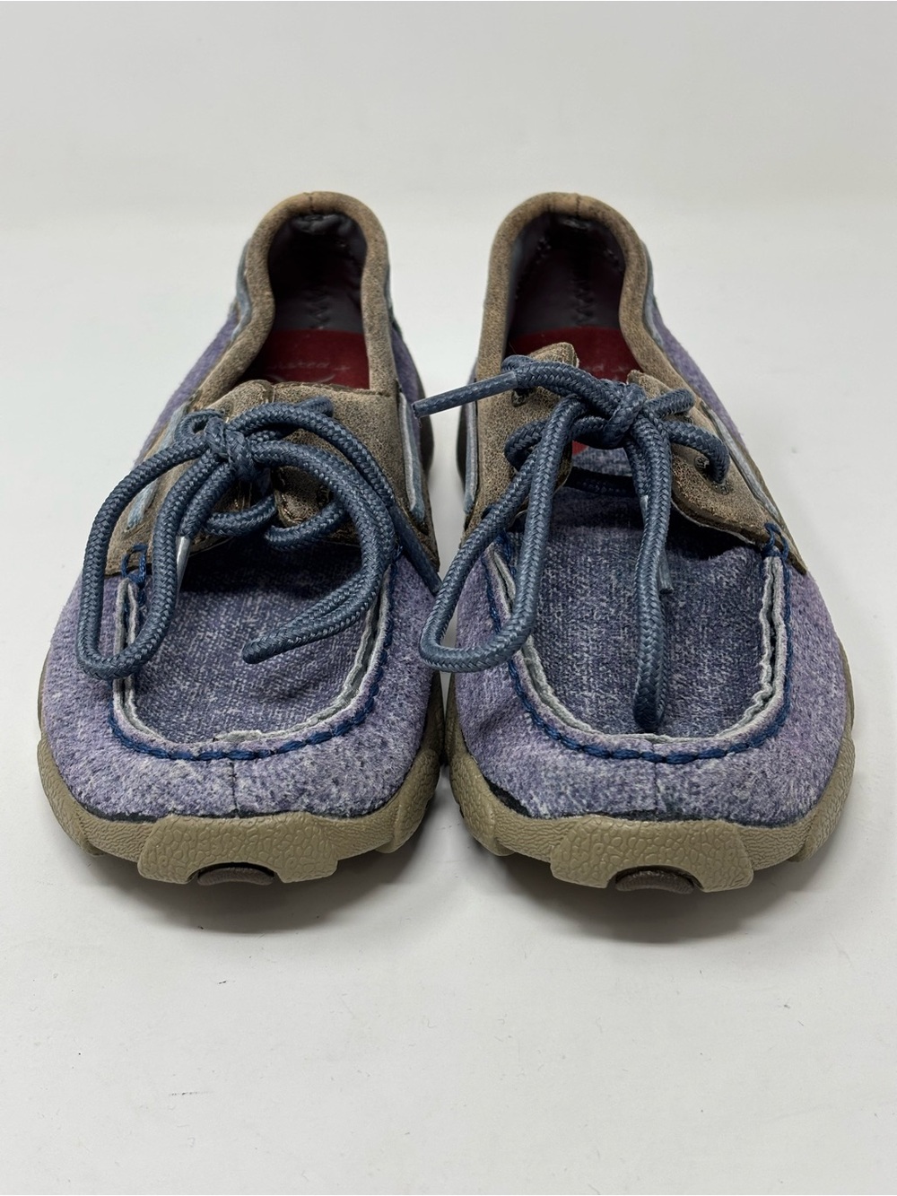 Twisted X Youth driving Mocs boat shoes size 12.5 - Picture 6 of 12